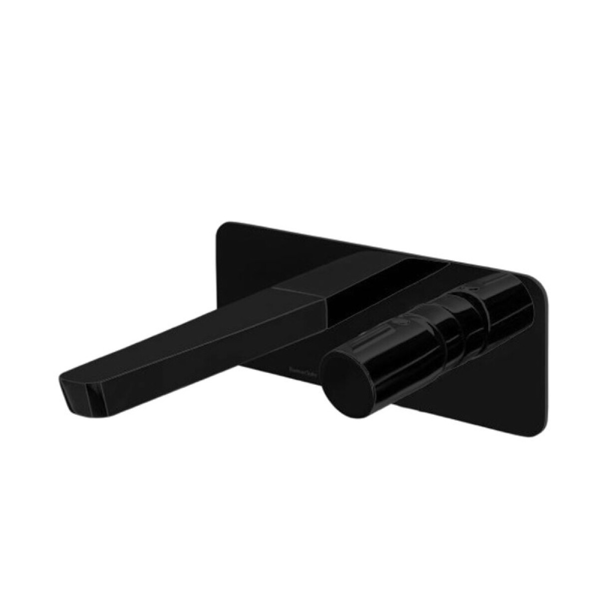 Grifería Monocomando Negro Mate Modelo Tzar De Pared Ramon Soler 