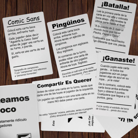 Juego De Cartas No Lo Testeamos Ni Un Poco Juego De Cartas No Lo Testeamos Ni Un Poco