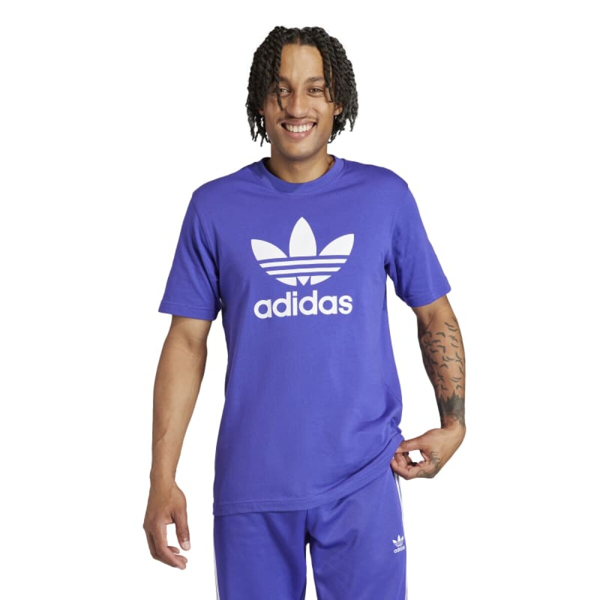 Remera Adidas Trefolio - Violeta 