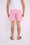 Short de baño estampado Rosa