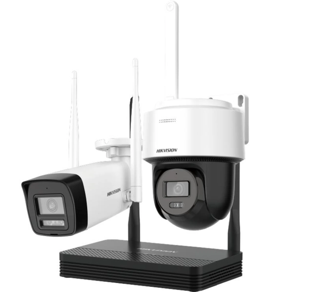 Hikvision Easy Link Wi-fi Kit Nvs + 2 Camaras 4MP 