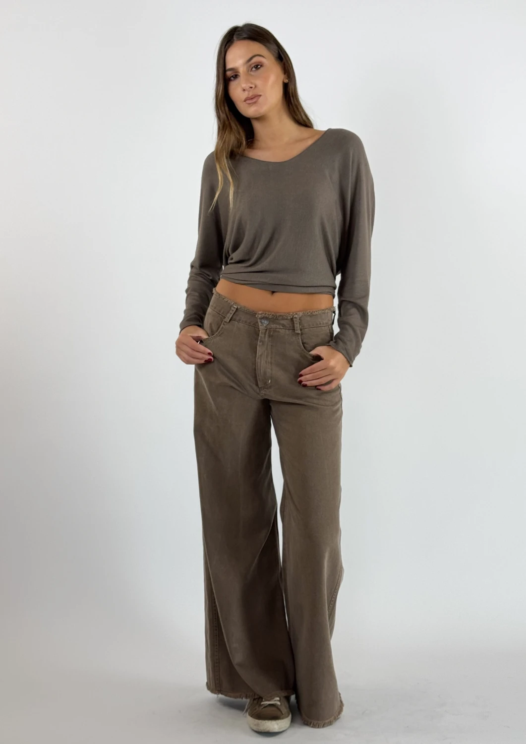 PANTALON LENNON marron xs