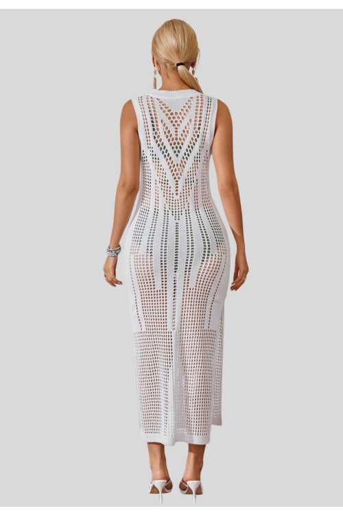 VESTIDO CALADO BLANCO