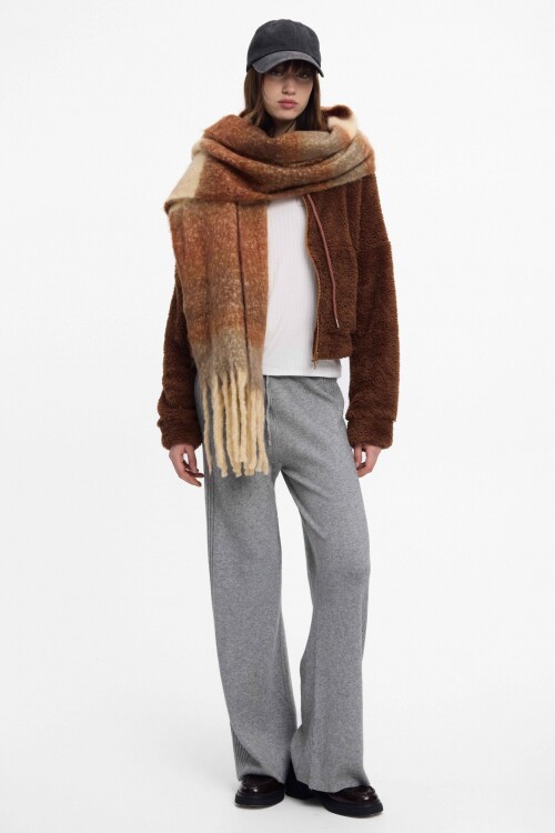 Bufanda Vichy Beige