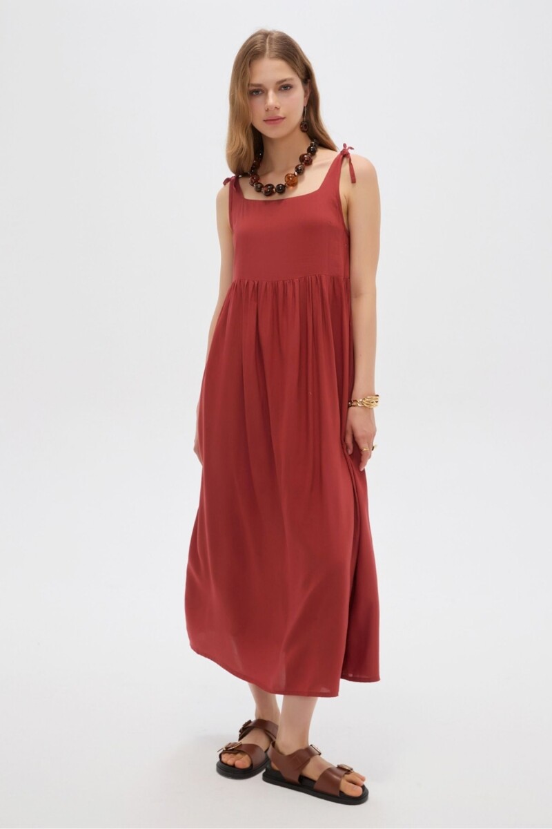 Vestido Adonid - Terracota 