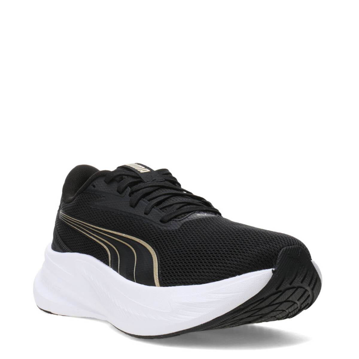 Championes de Mujer Puma Max Stride Lite - Negro - Dorado 