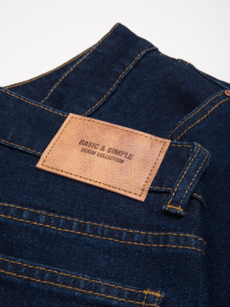 Jean mom fit Azul Medio