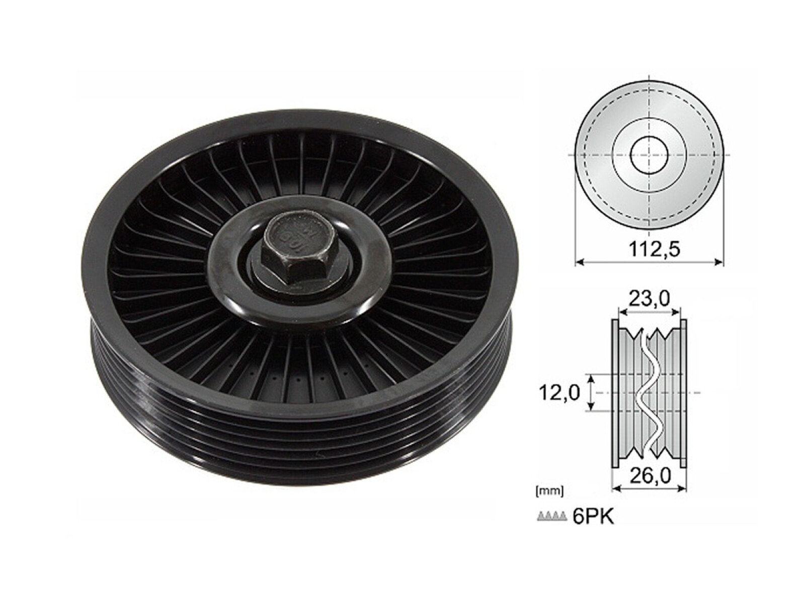 Tensor Guia Correa Chev Aveo Ls Lt Aveo G3/Sonic Lt Ltz/Tracker Ii Nafta/Cruze I Lt Ltz Daewoo Nubira/Lanos 97-25 