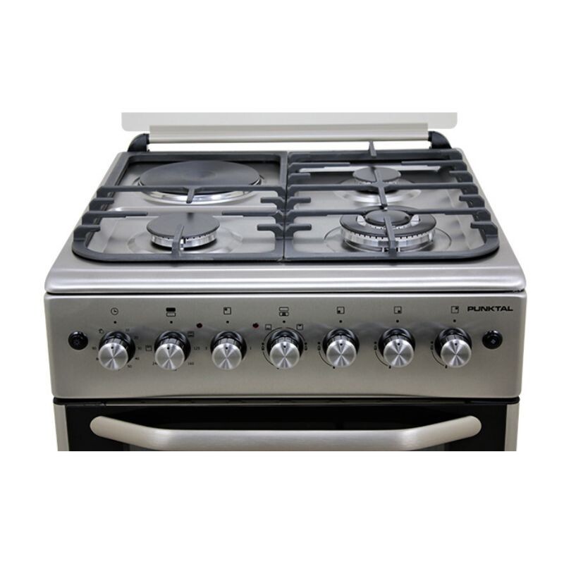 COCINA COMBINADA TURCA PUNKTAL DOBLE HORNO Gris