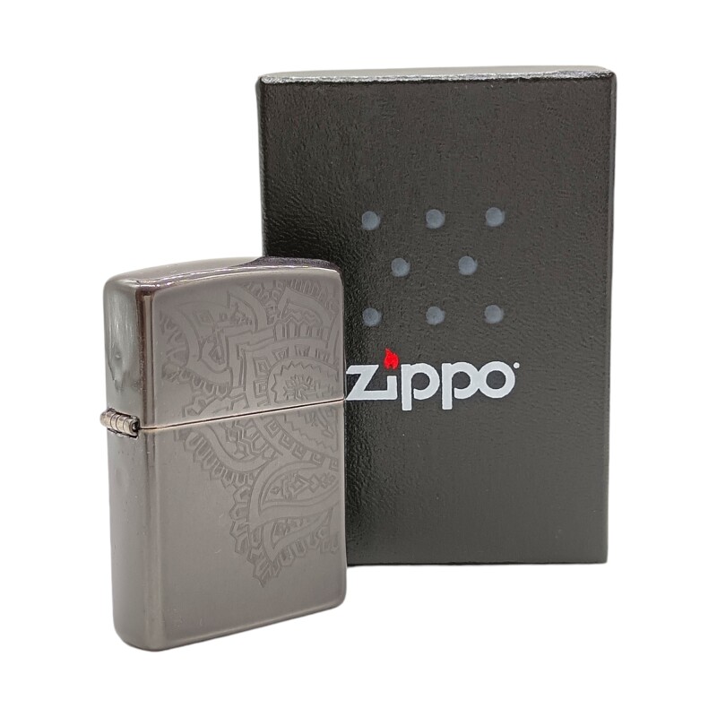 Encendedor ZIPPO 29431 Iced Paisley- ZP294335 grisuniforme
