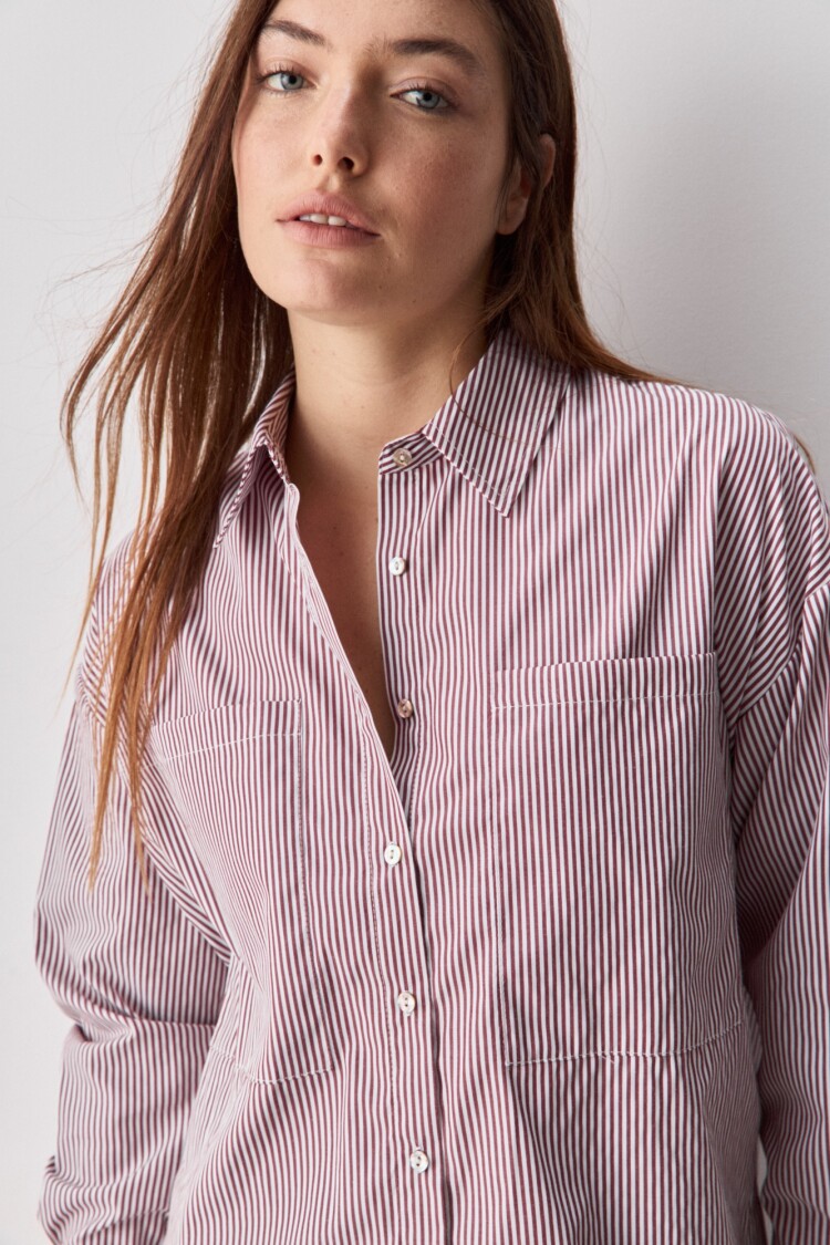 CAMISA COLEMAN Rojo Oscuro