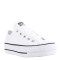 Championes Unisex Converse Plataforma Chuck Taylor Lift Blanco - Negro