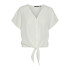 VMCHRIS SS TIE SHIRT WVN GA SNOW WHITE