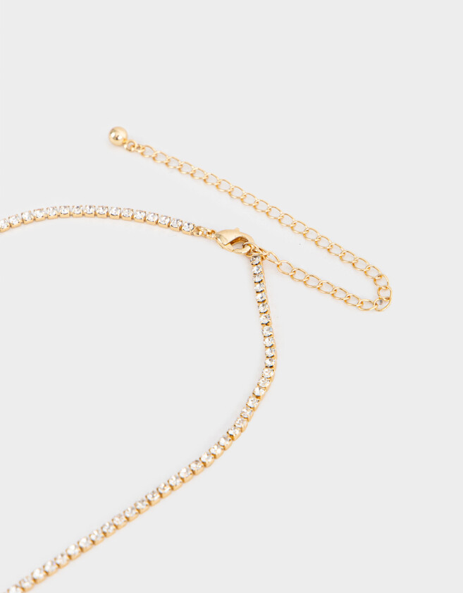 Cadena Corta con Dije Premium Gold Cortos - Dorado