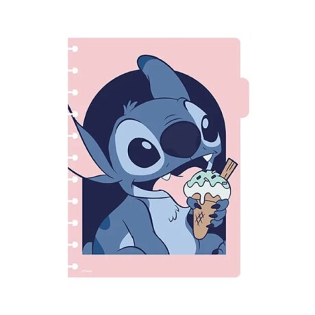 Cuaderno Stitch Carta con Discos Cuaderno Stitch Carta con Discos