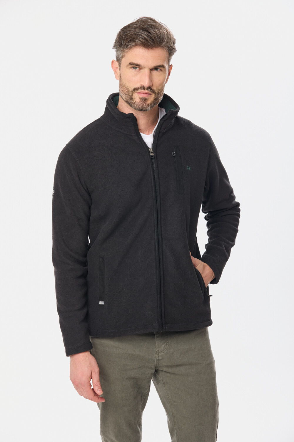 CAMPERA POLAR DE ABRIGO Negro