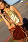 Cartera Estrellas Crocco Caramel