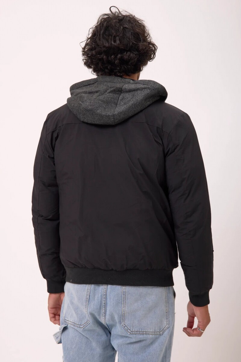Campera Lisa Negro