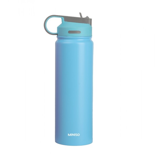 Botella acero 900ml celeste