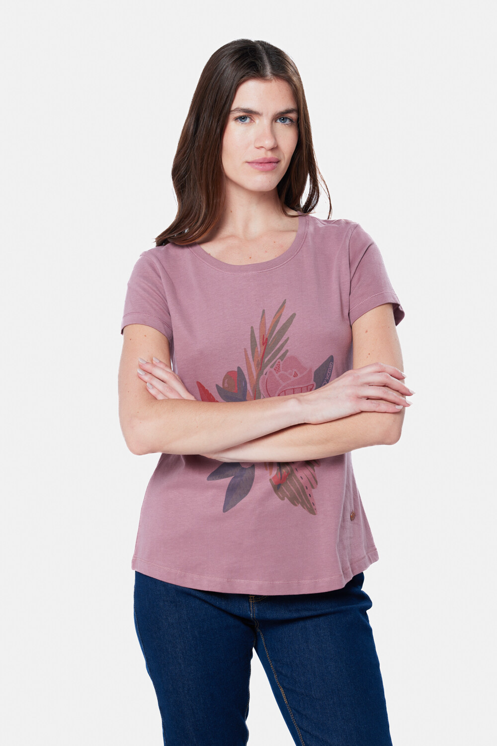 REMERA ESTAMPADA Rosa