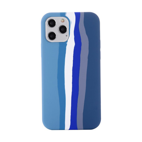 Silicone case iphone xr Arcoiris azul