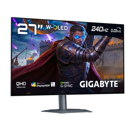 Monitor Gamer Gigabyte GO27Q24G 27" OLED QHD 240hz 0.03ms Monitor Gamer Gigabyte GO27Q24G 27" OLED QHD 240hz 0.03ms