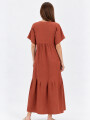 Vestido Vonina Terracota