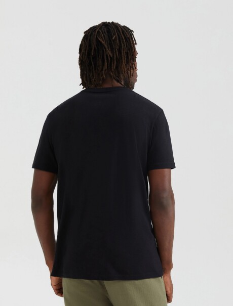 CAMISETA BÁSICA UNISSEX NEGRO
