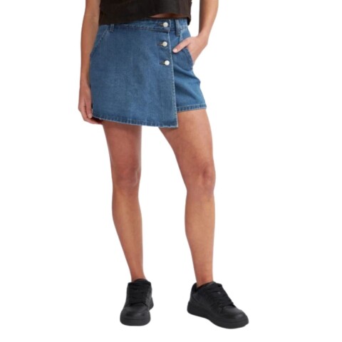 SHORT POLLERA MINERVA XS-XL AZUL OSCUR