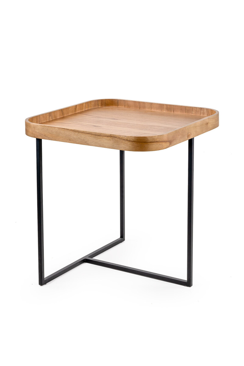 Live MESA LATERAL LIVE ALTA CINAMOMO NATURAL 55X55X58H CM