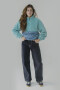 Pantalón Pulau Gabardina SK8 Dama Negro