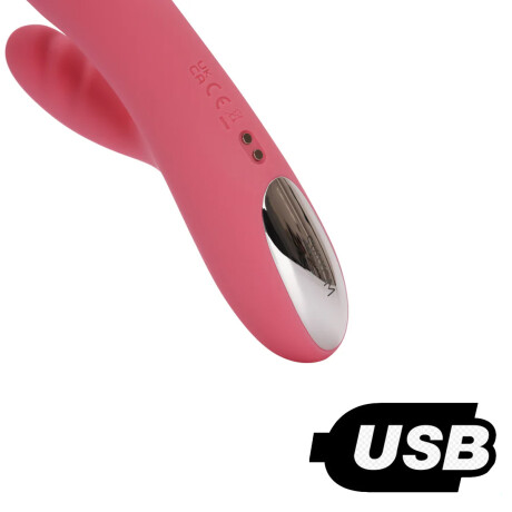 Vibrador Potente Rabbit con Efecto de Empuje Avery Vibrador Potente Rabbit con Efecto de Empuje Avery