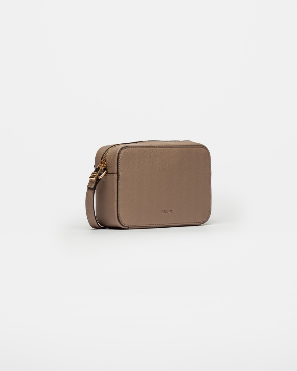 Mini Bag Lane En Efecto Cuero Zaffiano Vison