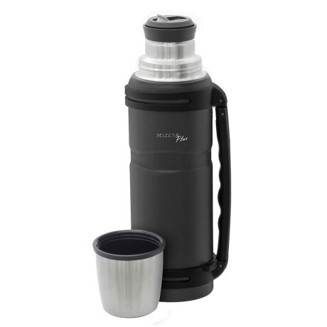 Termo Carter 1.2Lt en Acero Inoxidable Doble Pared c/ Manija Gris Mate