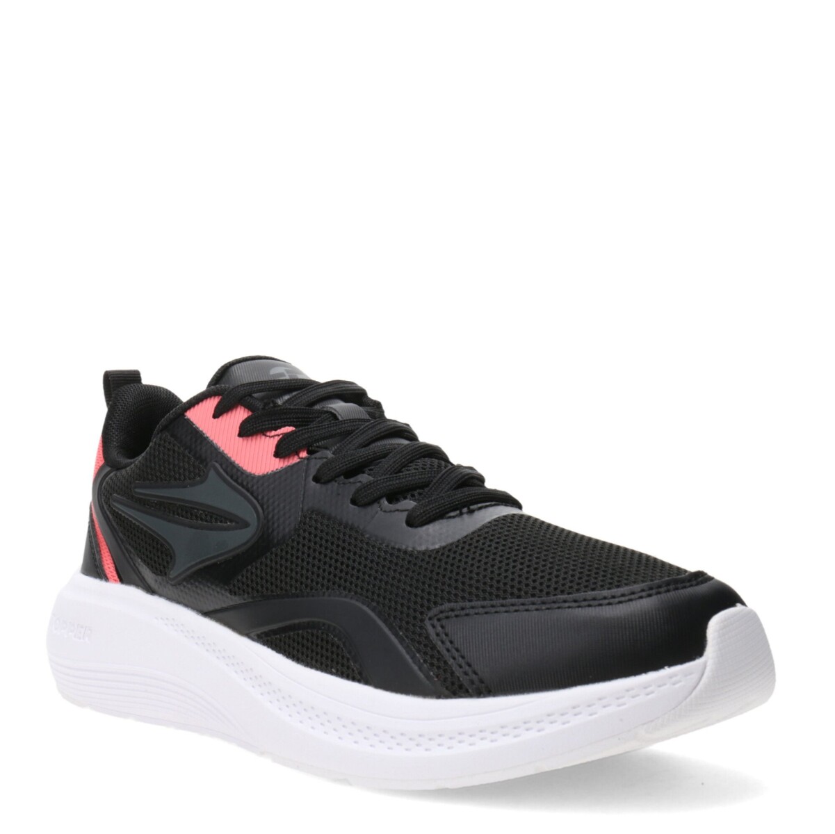 Championes de Mujer Topper Running Drive 2 - Negro - Rosado Coral 