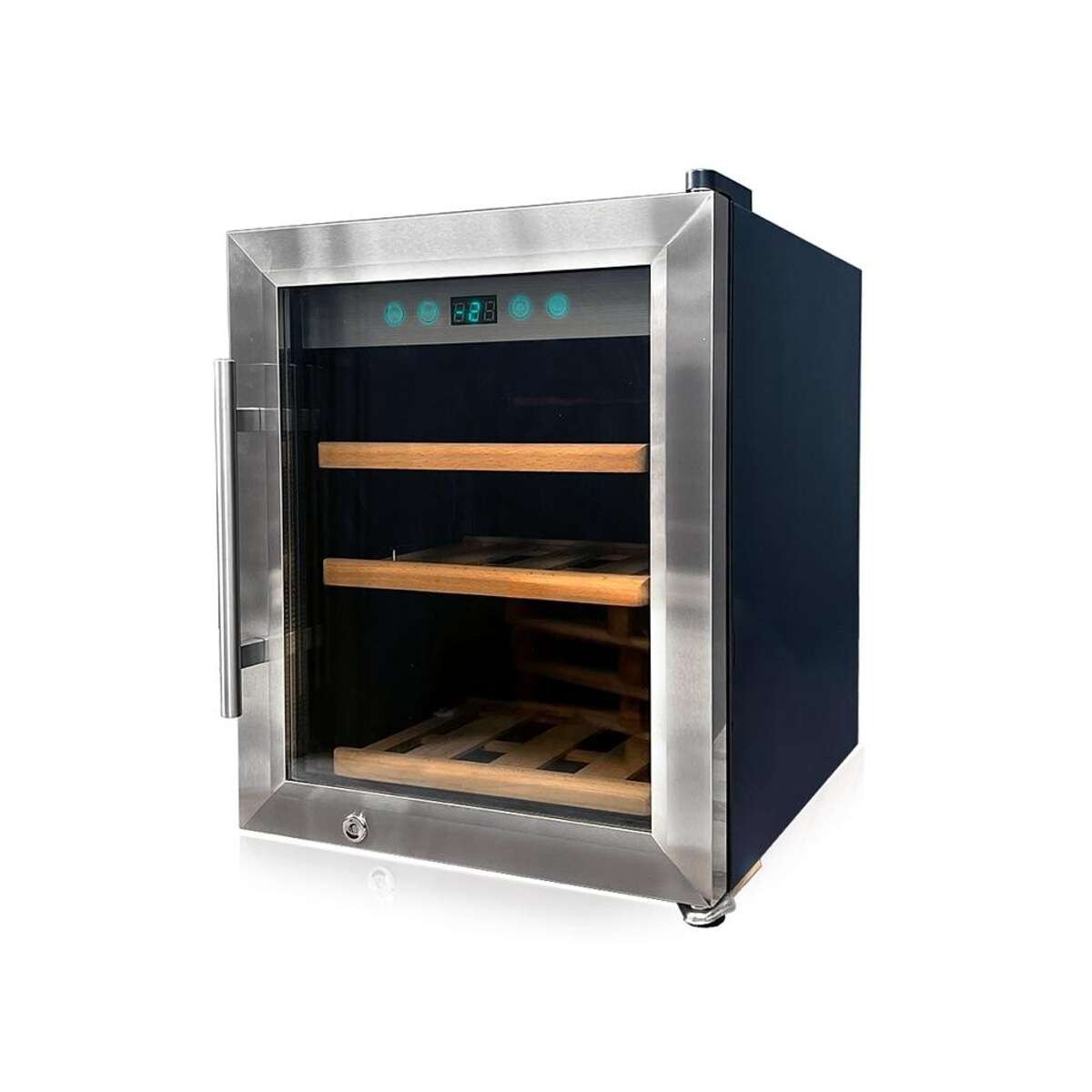 Enfriadora De Vinos - Inox Negra 