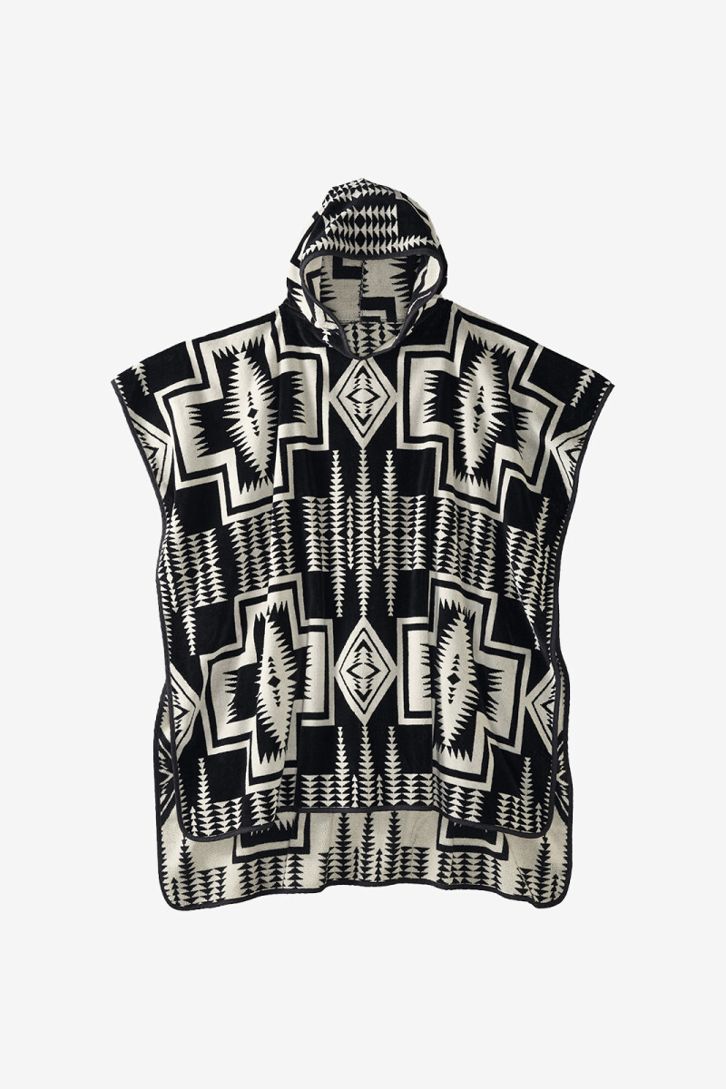 TOALLA CON CAPUCHA Negro