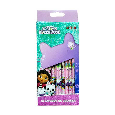Pack x 12 Lapices Colores La Casa De Gabby U