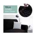 Funda cubre sillón 2 cuerpos Negro
