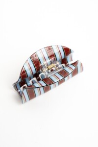 Broche Rayado Celeste