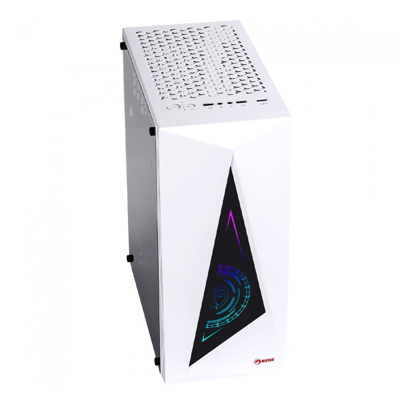 Gabinete Gaming Marvo Ca-119 Panel RGB Mid Tower Atx Gabinete Gaming Marvo Ca-119 Panel RGB Mid Tower Atx