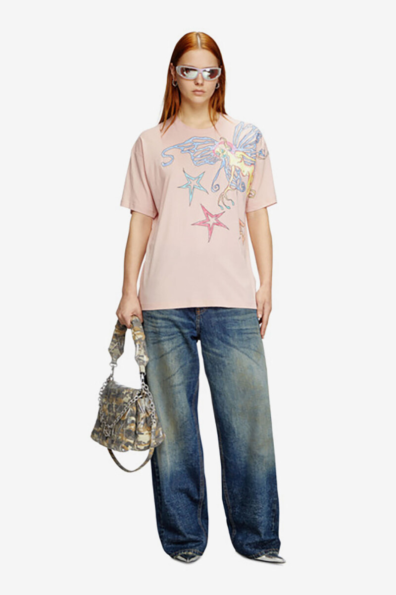 CAMISETA T-BUXT-Q1 Rosa
