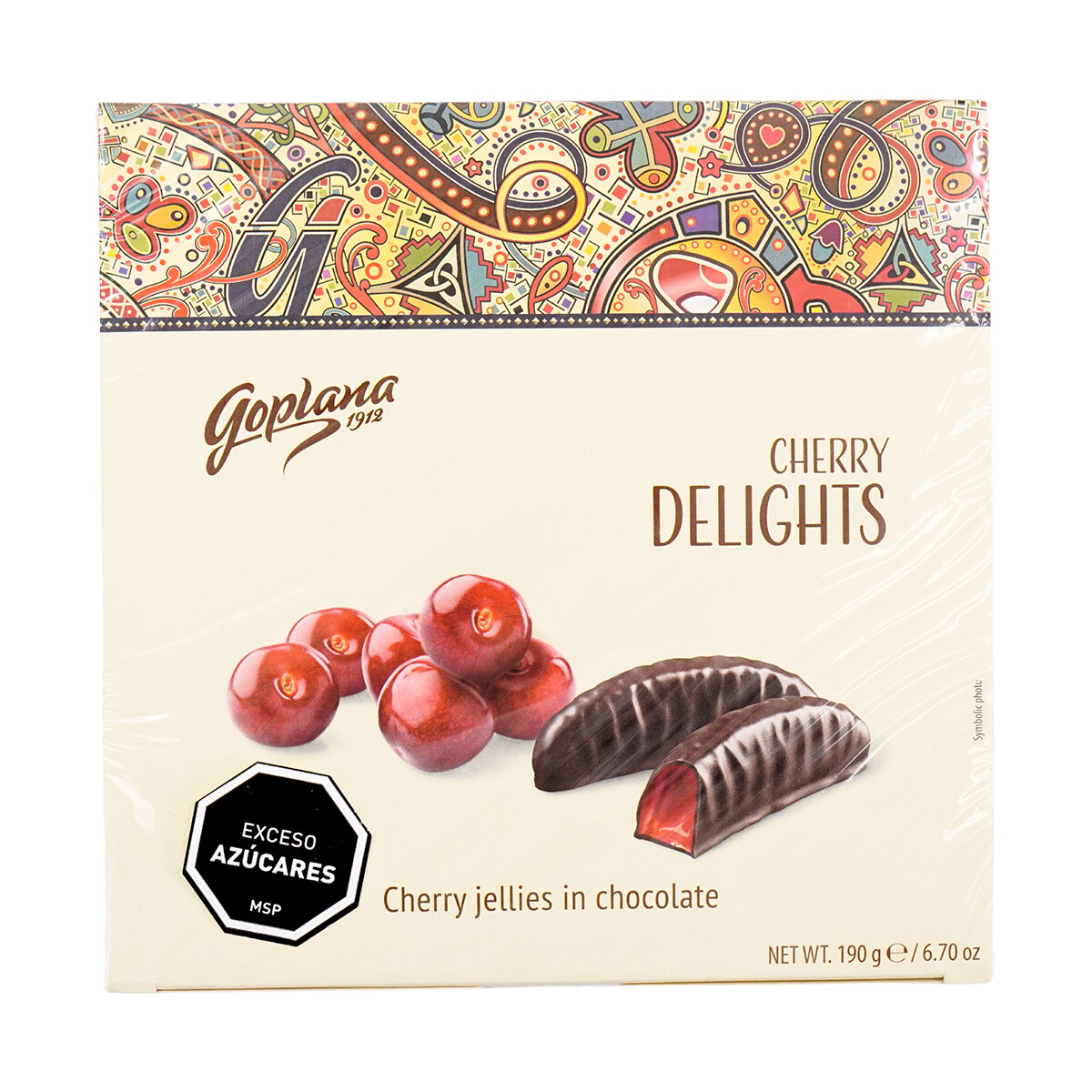 BOMBONERA DELIGHTS CEREZA C/CHOCOLATE 190G 