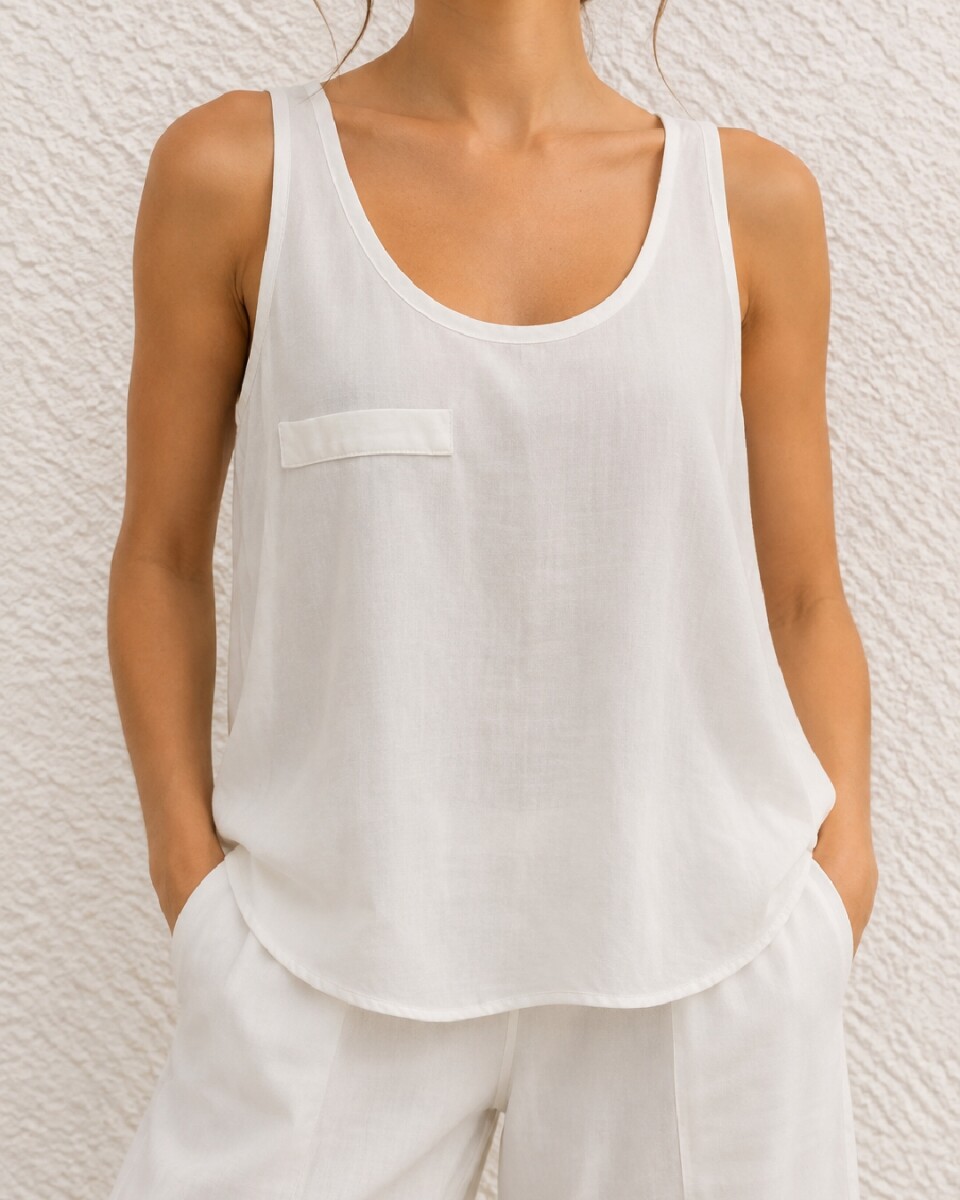 outlet - Musculosa Seda 