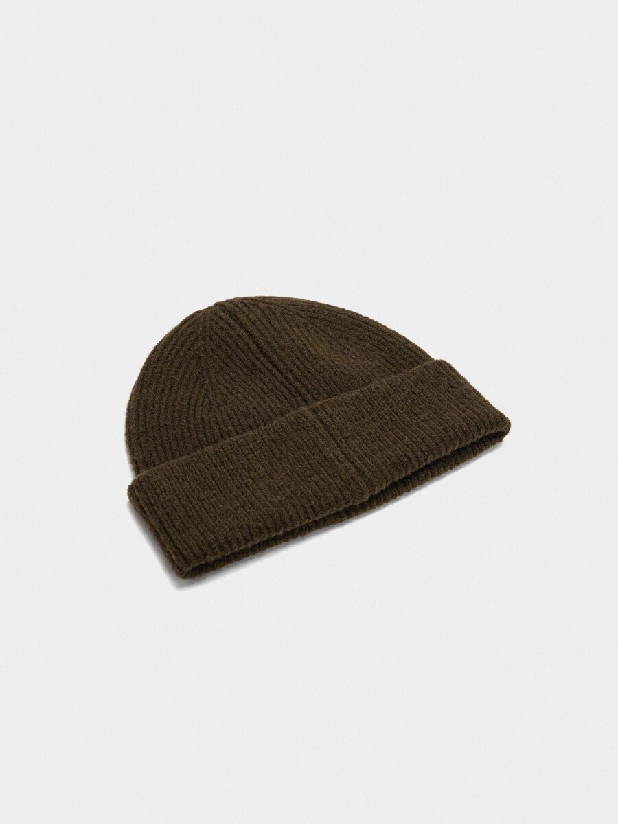 Gorro Con Dobladillo caqui