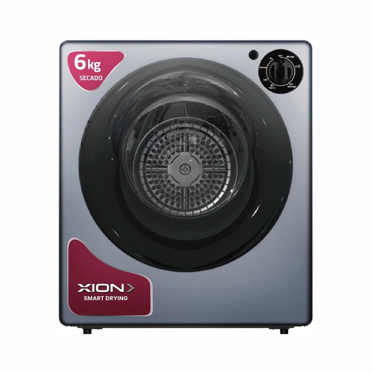 Secarropas Inverter XION XI-SEC61X Capacidad 6Kg Carga Frontal 