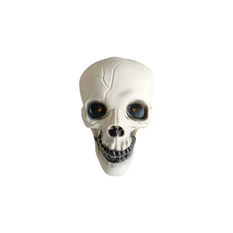 Calavera decorativa con luces Blanco
