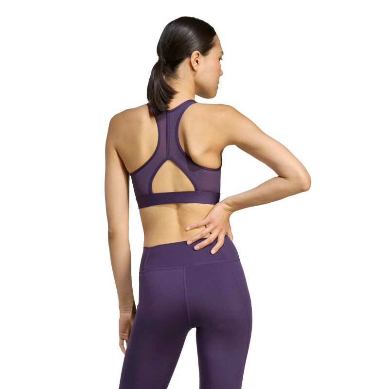 Top de Mujer Adidas Powerreact Big Logo Violeta