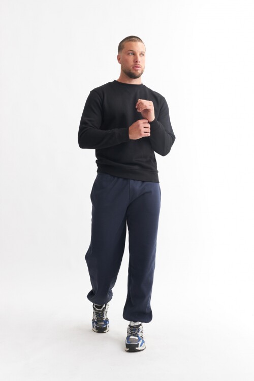 Jogger de algodón AZUL MARINO