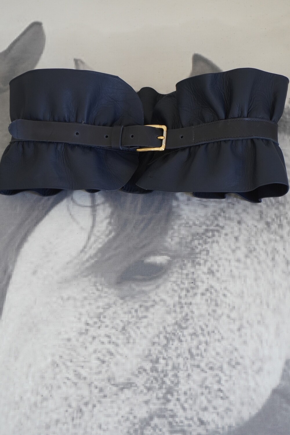 Rosette Belt Azul Marino